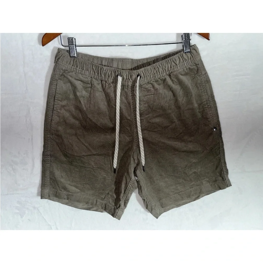 Vuori Olive Green Cargo Shorts